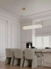 Marmurowa Lampa Zwieszana Nad Stół Do Jadalni w Stylu Art Deco Luces Exclusivas MAIRANA LE44621